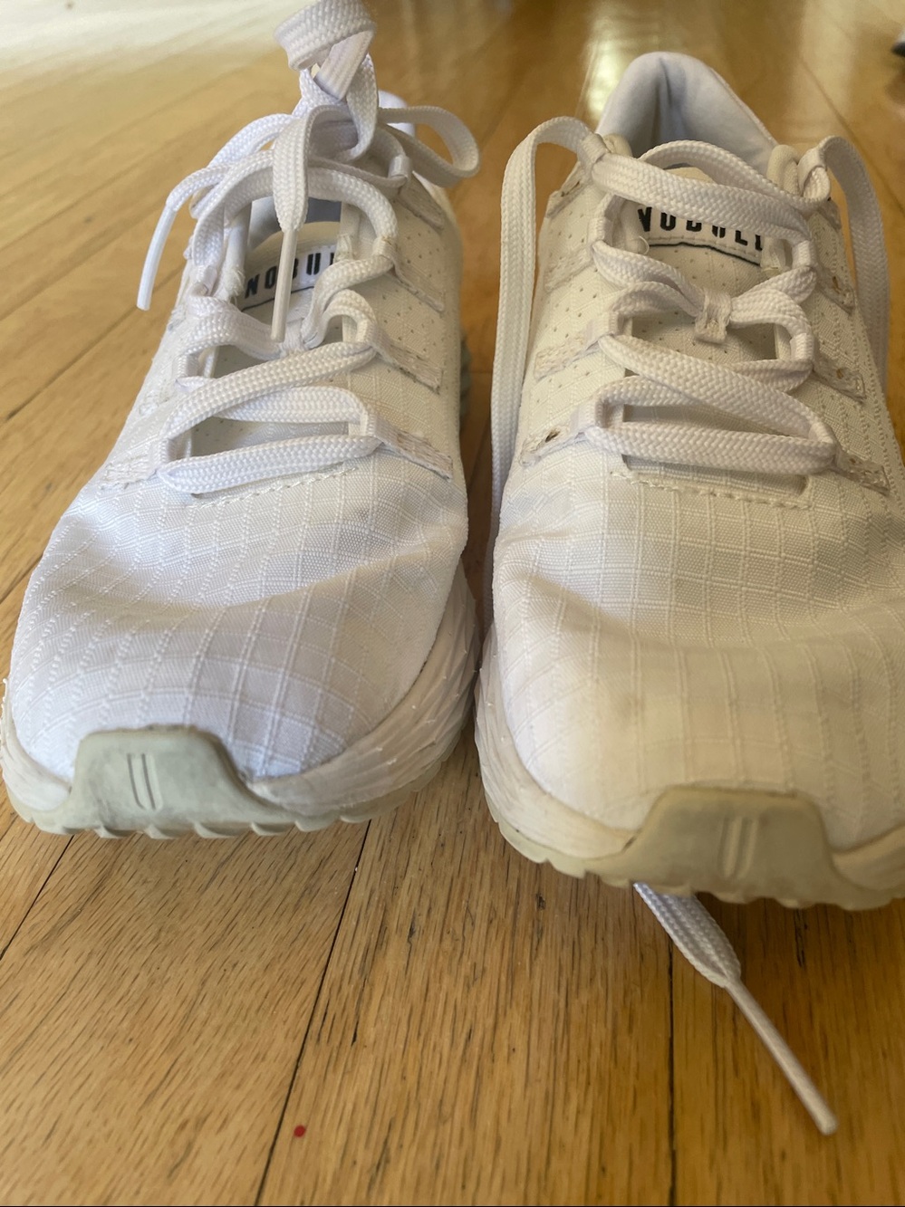 NOBULL Textured Heel White Trainer Sneakers | Cross Training Gym Shoes | - Picture 3 of 7